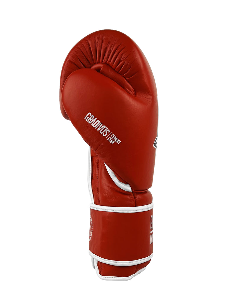 guantes de boxeo box boxing cuero autentico hecho a mano importado kickboxing muay thai k1 sambo mma ufc bellator mars gradivus combat gear deporte full contact contacto iska rojo