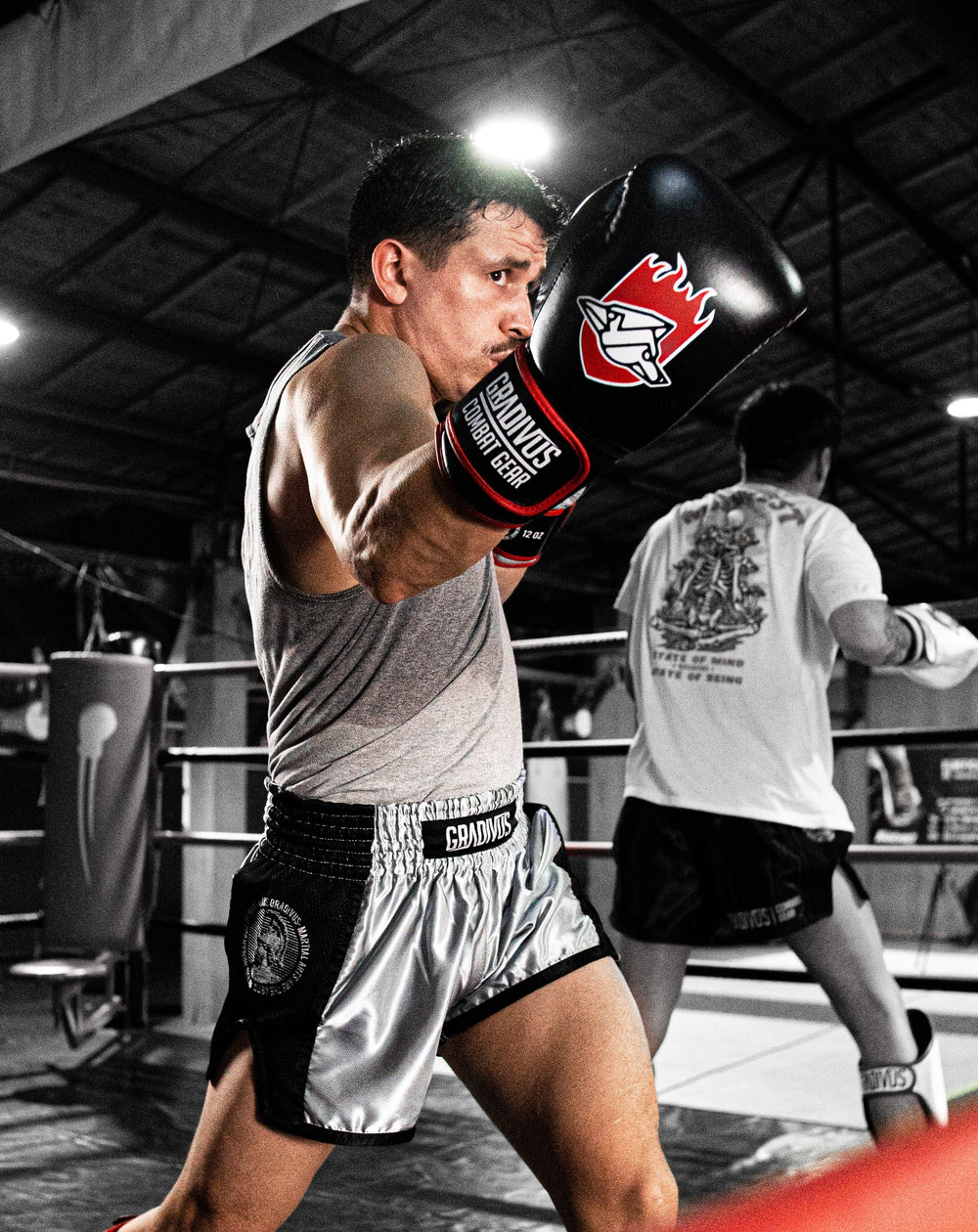 guantes de boxeo box boxing cuero autentico hecho a mano importado kickboxing muay thai k1 sambo mma ufc bellator mars gradivus combat gear deporte full contact contacto iska negro