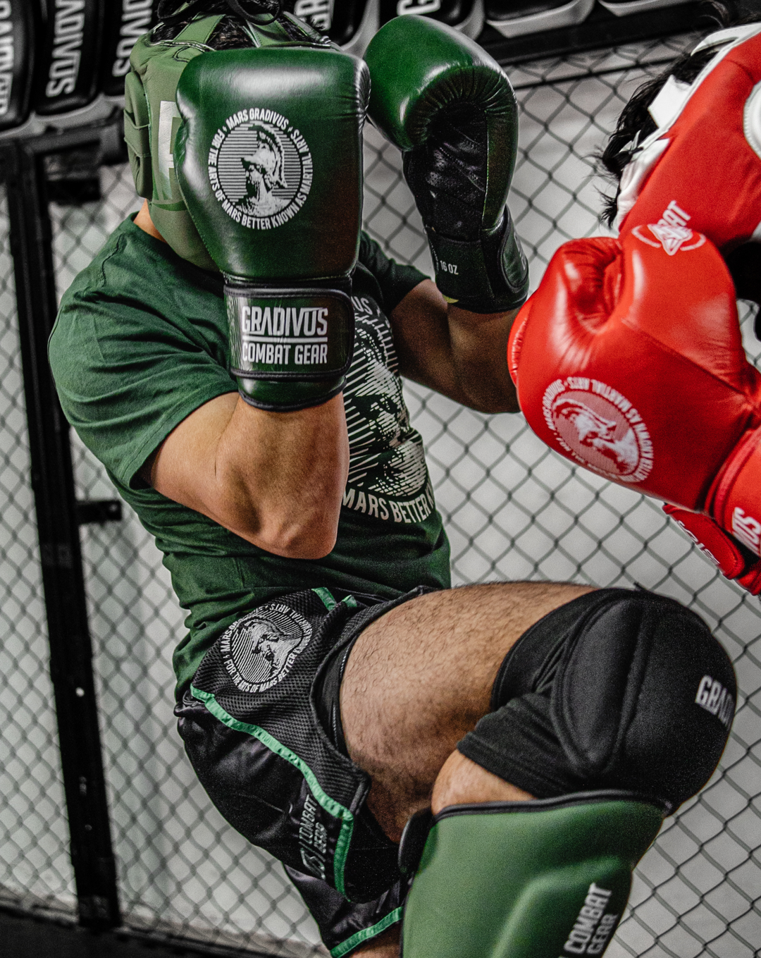 rodilleras k1 kickboxing sparpro sparring pelea artes marciales sambo mma ufc bellator mars gradivus subete al ring jaula gimnasio deporte full contacto combate