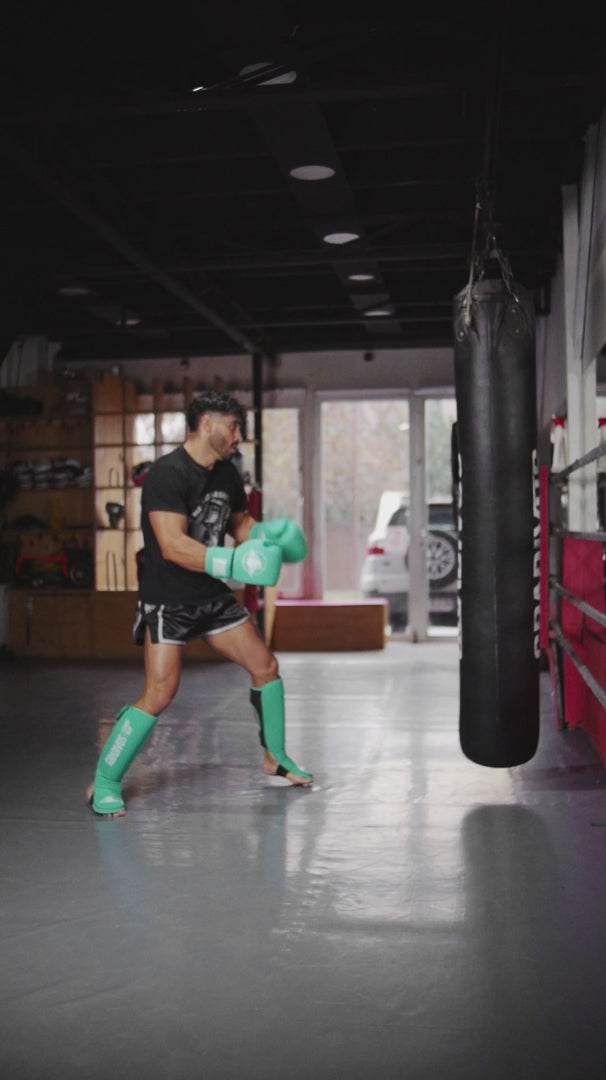 canilleras mars gradivus kickboxing muay thai k1 mma ufc bellator patadas artes marciales turquesa
