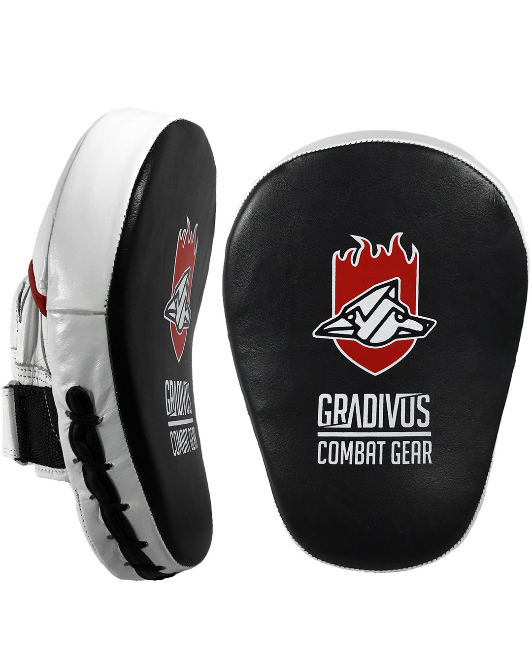 Focos de Boxeo Cuero autentico hecho a mano importado artes marciales boxing kickboxing muay thai k1 sambo mma bellator ufc mars gradivus artes marciales artes de marte entrenador instructor negro blanco entrenamiento