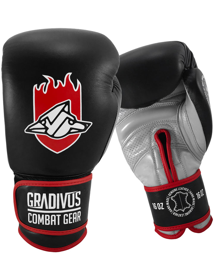 guantes boxeo sparpro cuero autentico vaca box boxing kickboxing muay thai sambo mma ufc bellator glory artes marciales mars gradivus hecho a mano importado subete al ring entrenar hace bien salud y deporte deporte combate full contact sparring negro gris