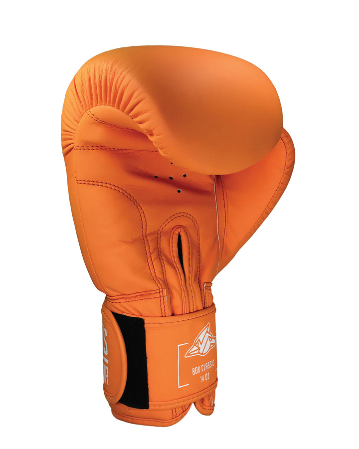 Guantes de boxeo classic clasico boxing box kickboxing muay thai k1 sambo mma ufc bellator artes marciales mars gradivus subete al ring jaula deporte salud entrenamiento pelea combate full contact naranjo blanco