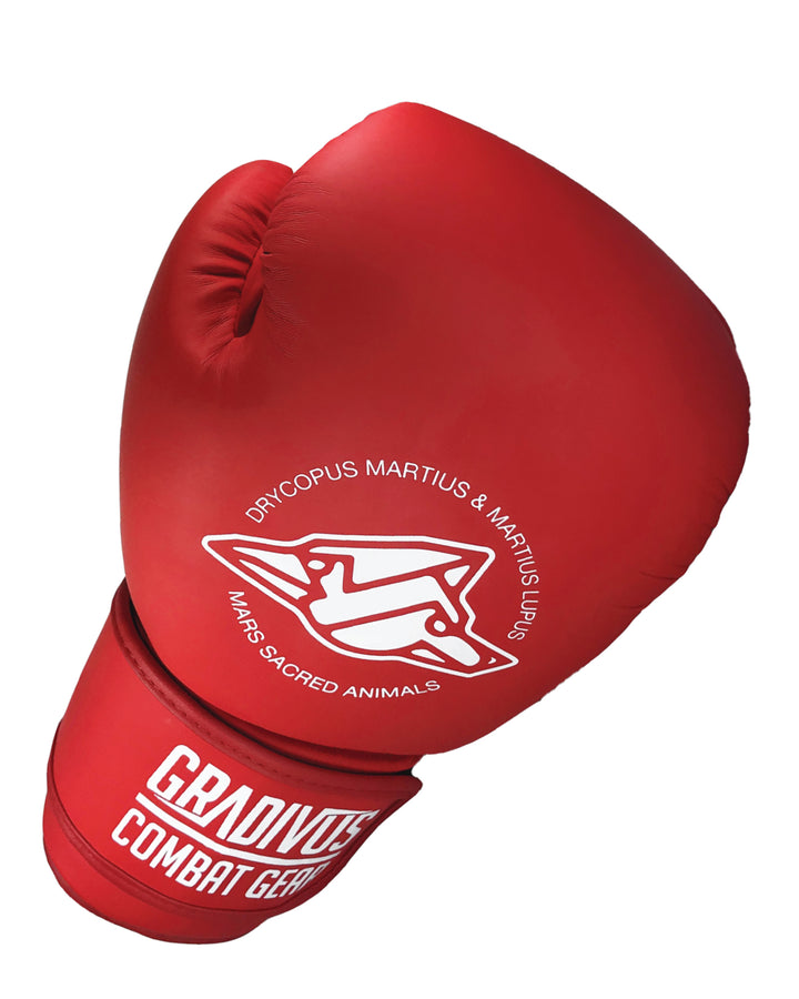 Guantes de boxeo classic clasico boxing box kickboxing muay thai k1 sambo mma ufc bellator artes marciales mars gradivus subete al ring jaula deporte salud entrenamiento pelea combate full contact rojo blanco