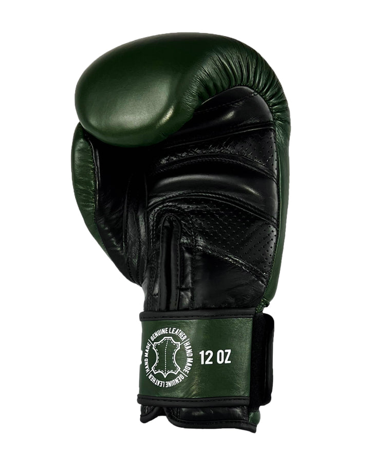 guantes boxeo sparpro cuero autentico vaca box boxing kickboxing muay thai sambo mma ufc bellator glory artes marciales mars gradivus hecho a mano importado subete al ring entrenar hace bien salud y deporte deporte combate full contact sparring verde