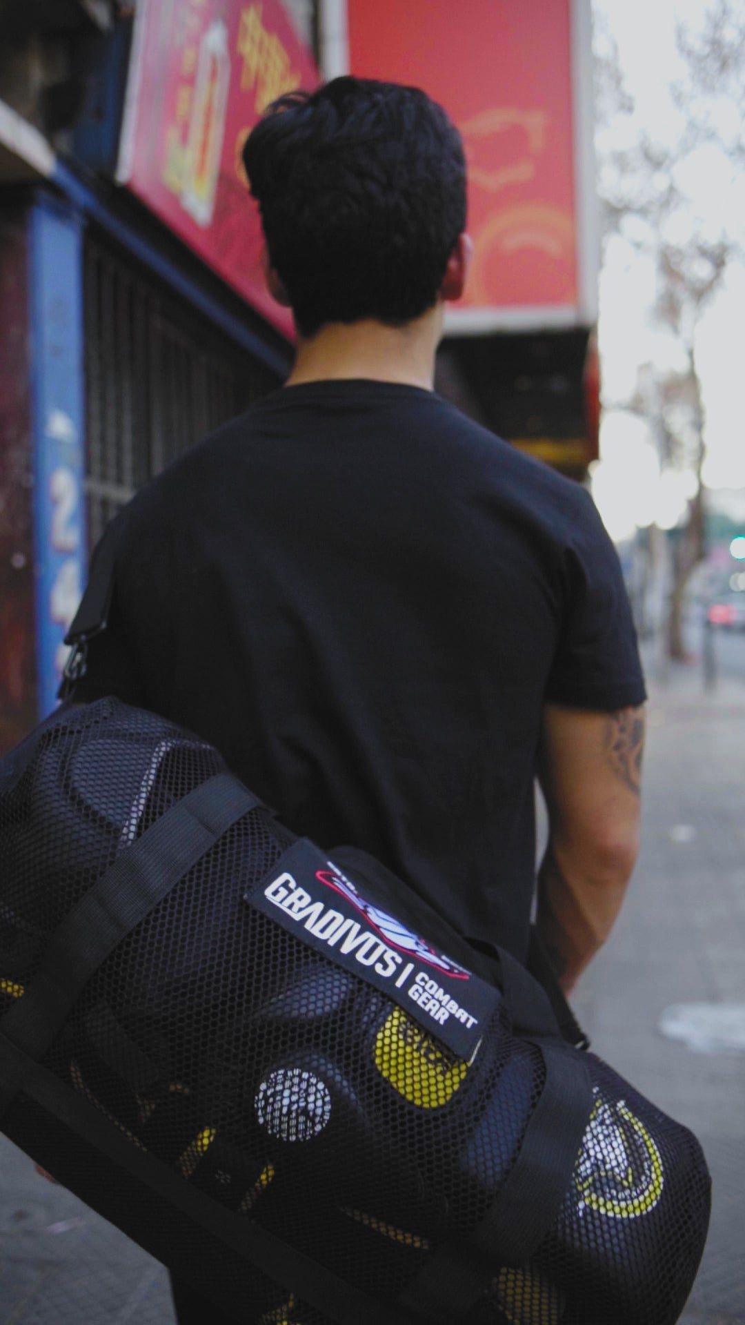 bolso malla ventilación artes marciales boxeo box kickboxing gimnasio gradivus 