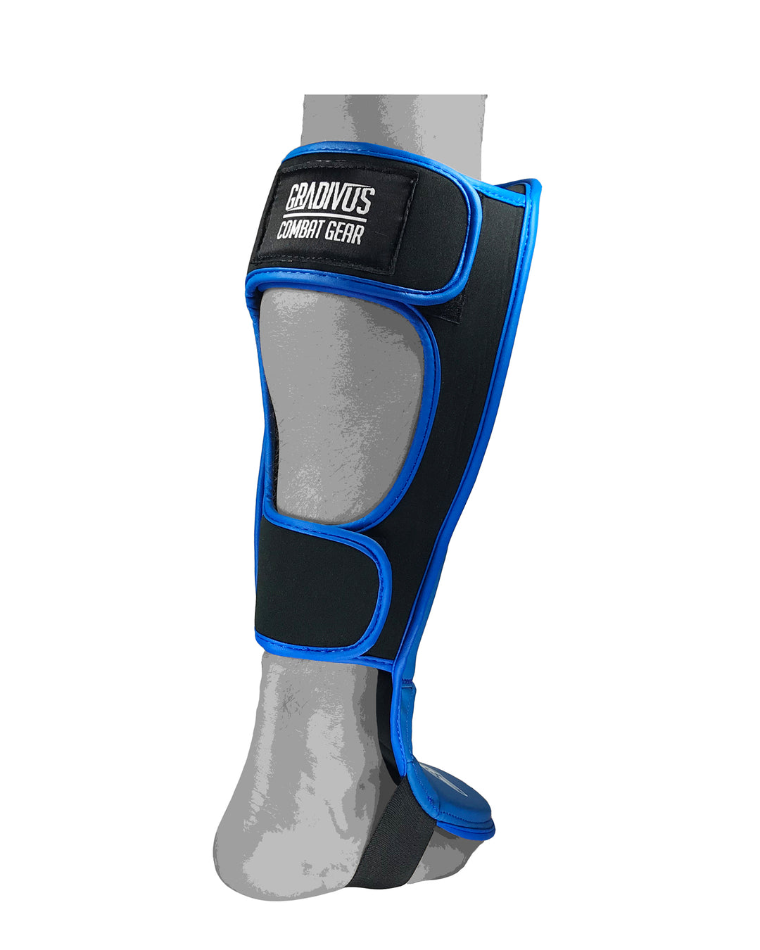 canilleras mars gradivus kickboxing muay thai k1 mma ufc bellator patadas artes marciales azul