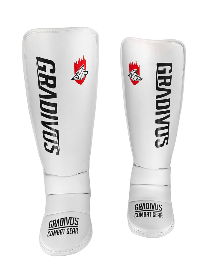 canilleras mars gradivus kickboxing muay thai k1 mma ufc bellator patadas artes marciales blanco