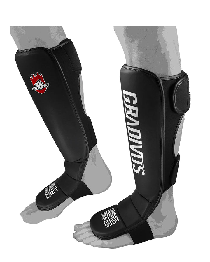 canilleras mars gradivus kickboxing muay thai k1 mma ufc bellator patadas artes marciales negro