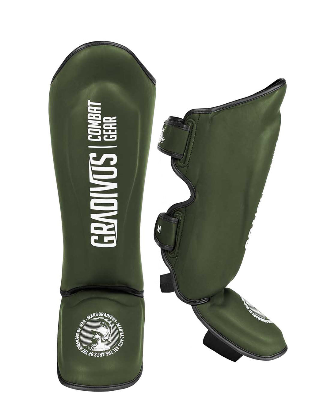 Canilleras Kick SparPro Kickboxing mma sambo muay thai k1 artes marciales mars gradivus combat gear deporte combate full contact pelea salud verde blanco